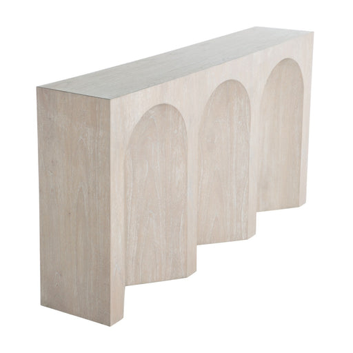 Arlee Console Table Cerused Light Natural