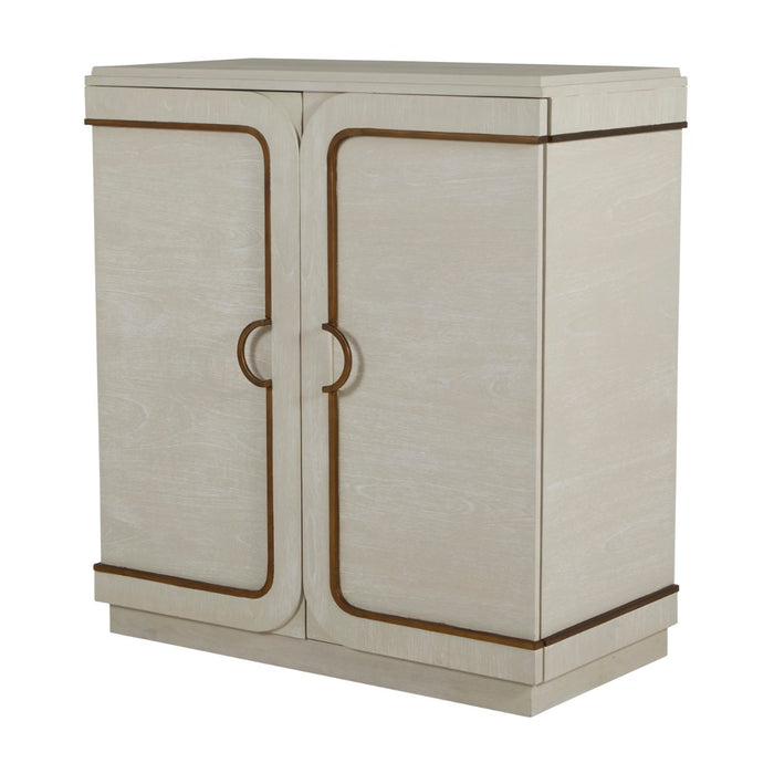 Gabby - SCH-170235 - Cabinet - Churst - Cerused White|Antique Brass