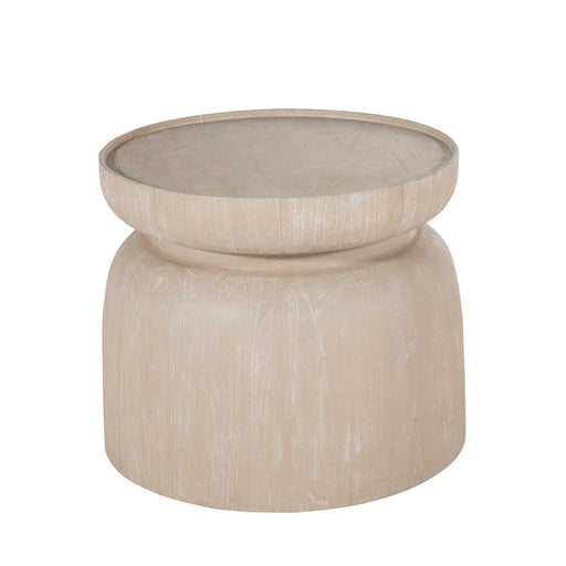 Marta Side Table Cerused Light Natural