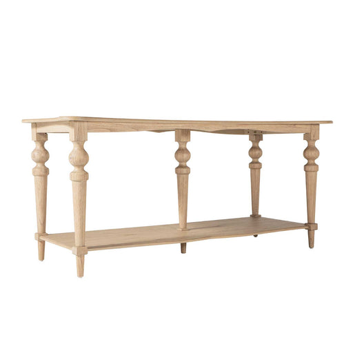 Nirvana Console Table Brushed Blonde Natural