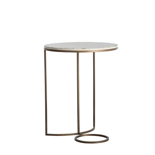 Emma C Table Muted Bronze|Bone Ivory