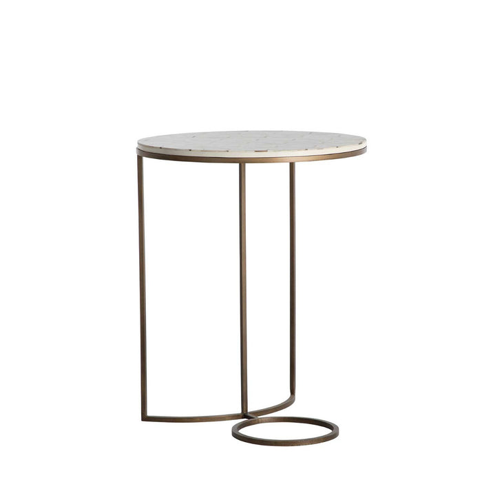 Gabby - SCH-175117 - Table - Emma C - Muted Bronze|Bone Ivory