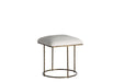Gabby - SCH-175125 - Stool - Lucas - Antique Aged Brass|Natural Ivory Hide