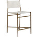 Gabby - SCH-175164 - Counter Stool - Landon - Antique Aged Brass|Natural Ivory Hide