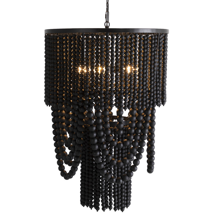 Gabby - SCH-175183 - Five Light Chandelier - Norton - Charcoal Black|Matte Black