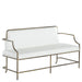 Gabby - SCH-175194 - Bench - Vanderbilt - Forged Warm Champagne|Cloud White Leather