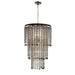Gabby - SCH-175261 - Four Light Chandelier - Dolores - Antique Gray|Brushed Brass