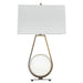Gabby - SCH-175371 - One Light Table Lamp - Emerald - Antique Brass|Marble|White Linen