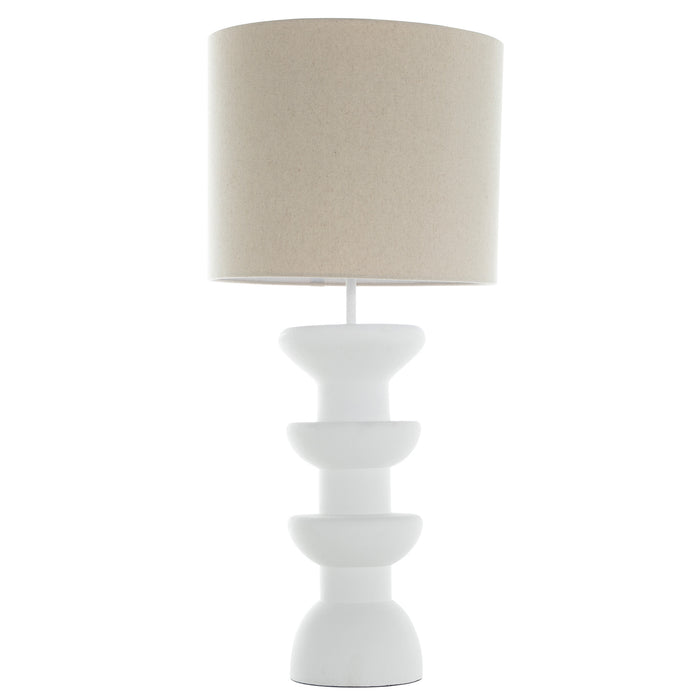 Gabby - SCH-175376 - One Light Table Lamp - Honu - Plaster White|Natural Linen
