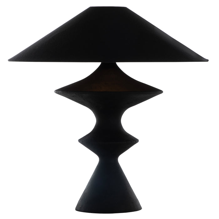Gabby - SCH-175378 - One Light Table Lamp - Darcy - Plaster Black|Textured Black Linen