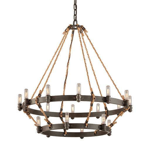 Pike Place 18 Light Chandelier Heritage Bronze