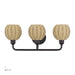 Livex Lighting - 13683-07 - Three Light Vanity - Summervine - Bronze