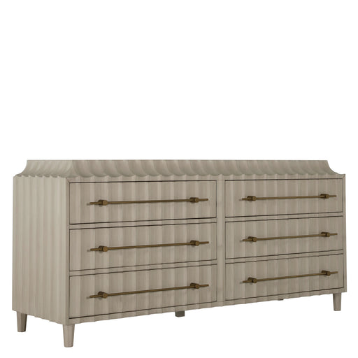 Meri Dresser Brushed Gold|Sesame White Meri Dresser Brushed Gold|Sesame White
