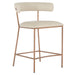 Gabby - SCH-175540 - Counter Stool - Matlock - Brass|White Leather
