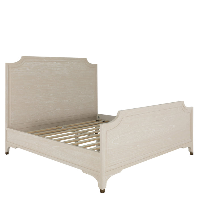 Gabby - SCH-175591 - King Bed - Alexandra - Cerused White|Stained Gold