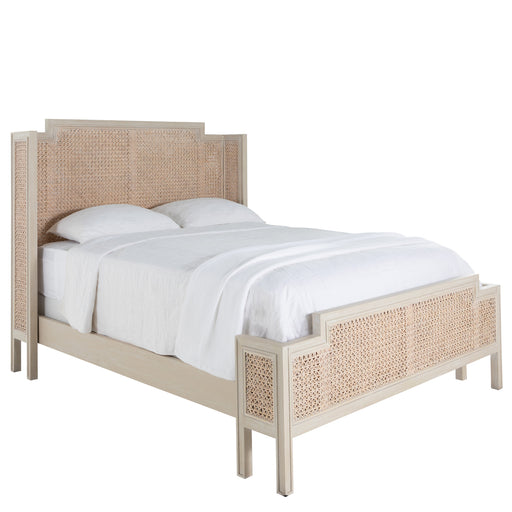 Camille Queen Bed Cerused White