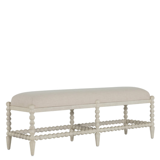 Gabby - SCH-175600 - Bench - Jennifer - Sesame White|White Linen