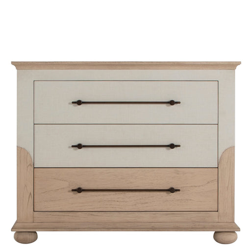 Crestine Chest Antique Bronze|White Raffia