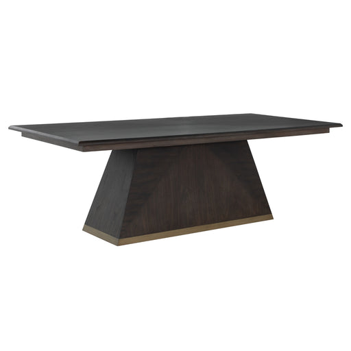 Ferris Dining Table Stained Gold|Cerused Forest Black