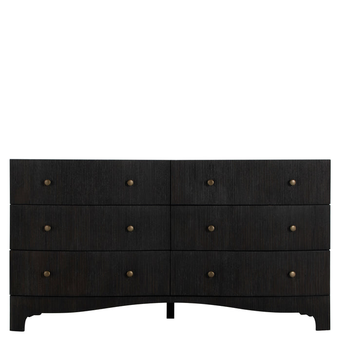 Gabby - SCH-175631 - Dresser - Princeton - Cerused Forest Black|Brushed Bronze
