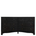 Gabby - SCH-175631 - Dresser - Princeton - Cerused Forest Black|Brushed Bronze