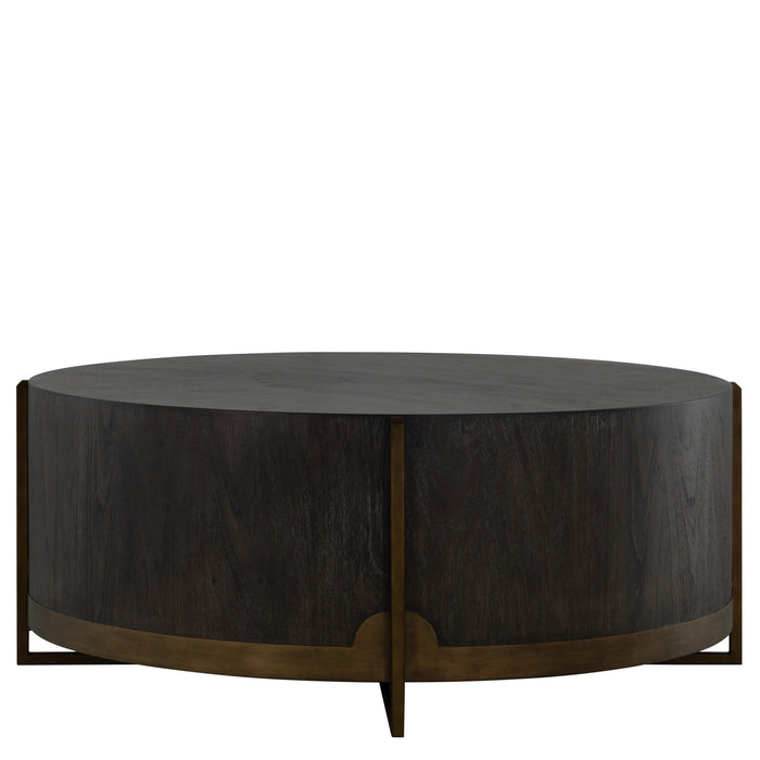 Gabby - SCH-175635 - Coffee Table - Clifton - Cerused Forest Black|Aged Brass