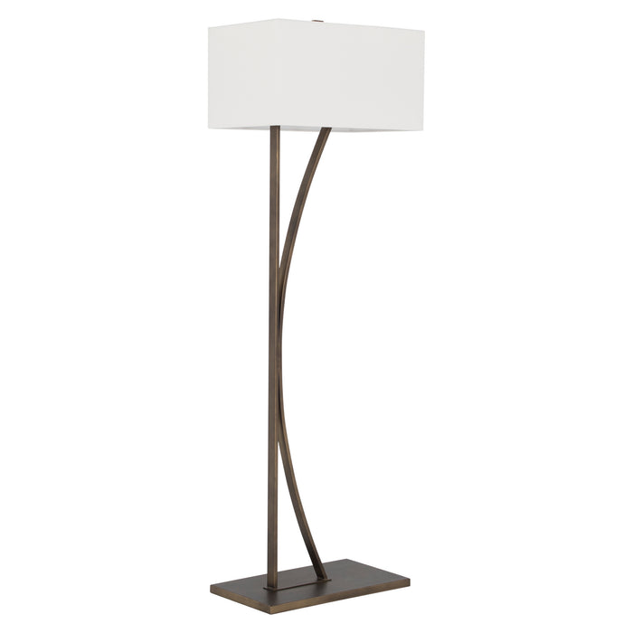 Gabby - SCH-175661 - Two Light Floor Lamp - Anya - Brushed Bronze|White Linen