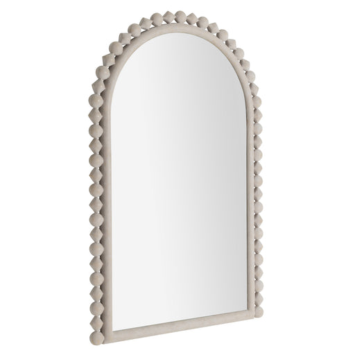 Belle Mirror Distressed White|Clean Mirror