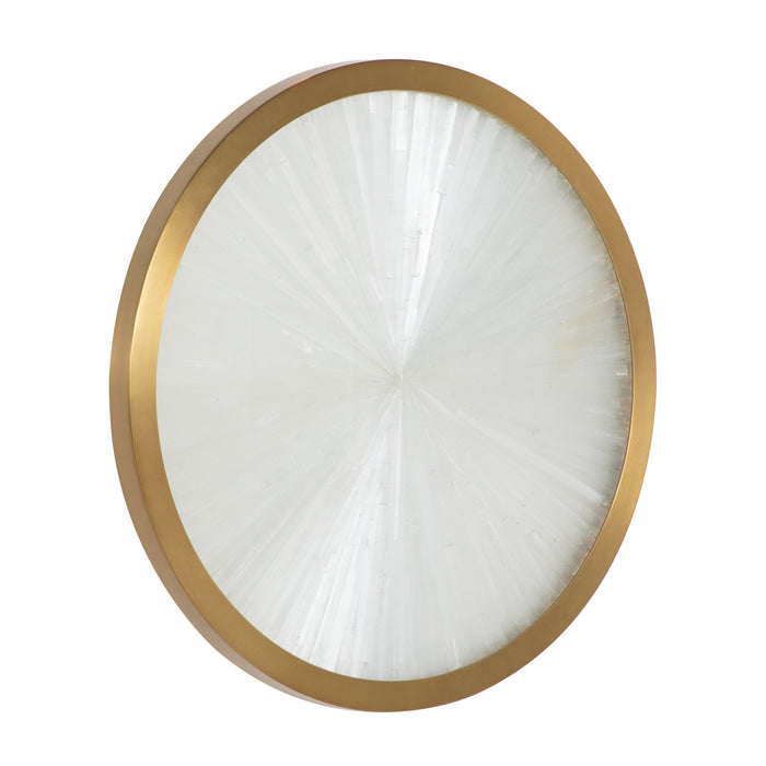 Gabby - SCH-175704 - One Light Wall Sconce - Neptune - Rubbed Brass|Natural Selenite