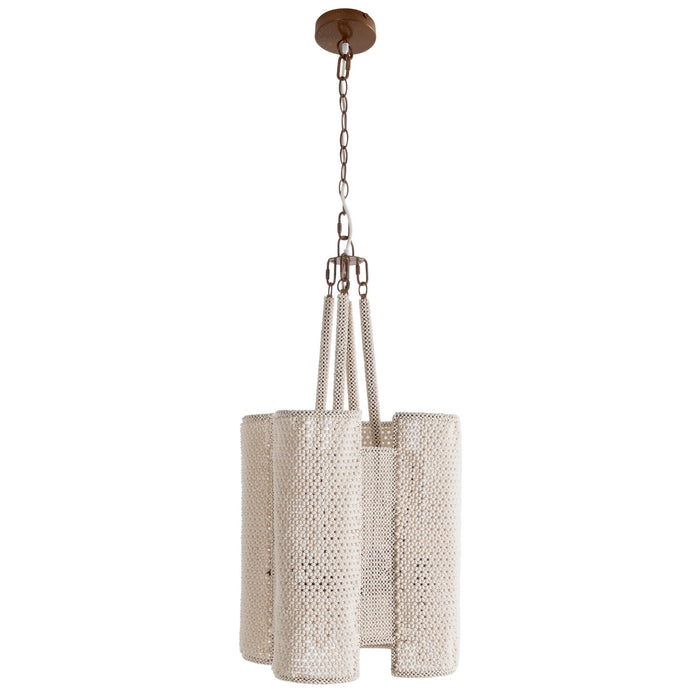 Gabby - SCH-175718 - Four Light Pendant - Teagan - Winter White|Sun Bleached Natural