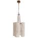 Gabby - SCH-175718 - Four Light Pendant - Teagan - Winter White|Sun Bleached Natural