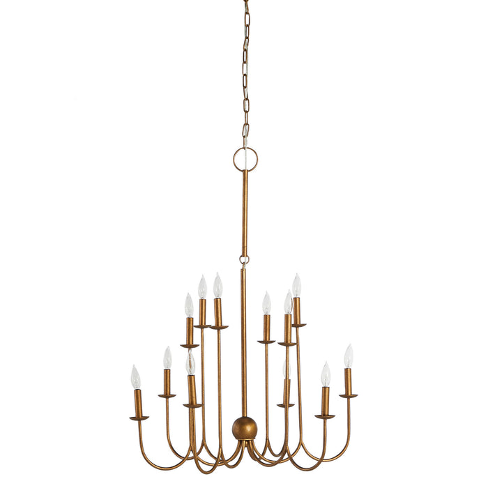 Gabby - SCH-175724 - 12 Light Chandelier - Snow - Ashwell Gold