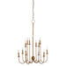 Gabby - SCH-175724 - 12 Light Chandelier - Snow - Ashwell Gold