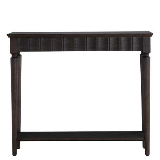 Peterson Console Dark Stained Oak