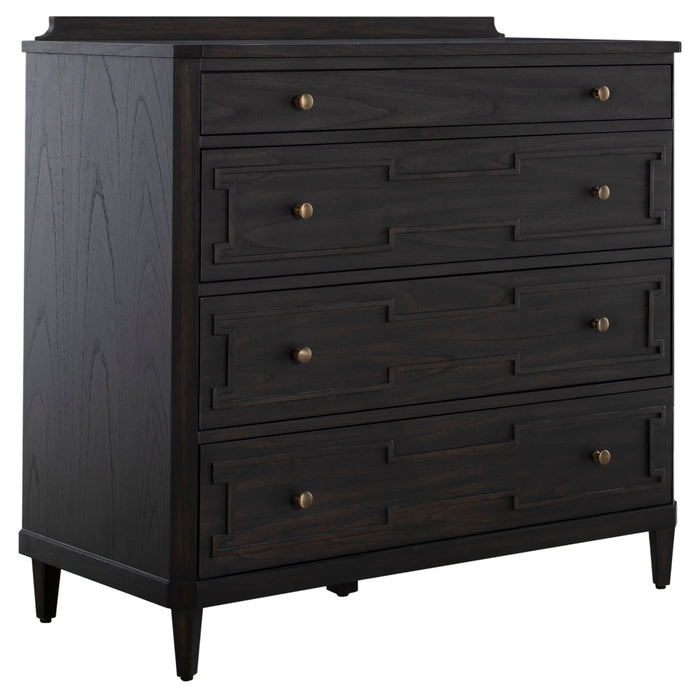 Gabby - SCH-175836 - Chest - Glenwood - Cerused Brown|Agros White Stone|Brushed Antique Brass