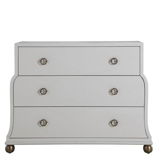 Pearl Chest Ivory White|Satin Brass