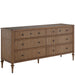 Gabby - SCH-175845 - Dresser - Andrea - Satin Oak|Antique Bronze