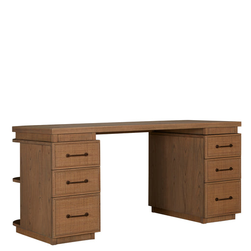 Elsa Desk Blonde Natural|Antique Bronze