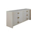 Gabby - SCH-192420 - Cabinet - Winford - Cerused White|Stained Gold