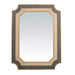 Gabby - SCH-240505 - Mirror - Yardley - Antique Gold|White & Neutral Faux Shagreen