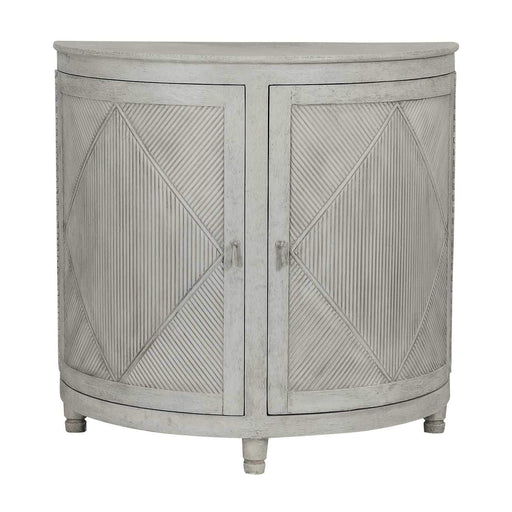 Chelsea Demilune Distressed White