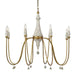 Gabby - SCH-290115 - Eight Light Chandelier - Clay - Vintage Gold|Distressed Ivory