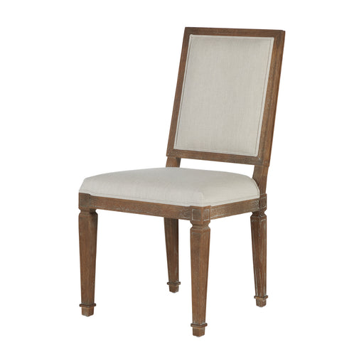 Danielle Chair Pecan|Sunbrella Linen Dove