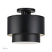 Livex Lighting - 40054-04 - Two Light Semi-Flush Mount - Zolana - Black