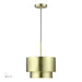 Livex Lighting - 40059-01 - One Light Pendant - Zolana - Antique Brass