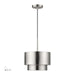 Livex Lighting - 40059-91 - One Light Pendant - Zolana - Brushed Nickel