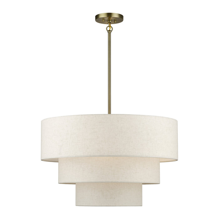 Livex Lighting - 41936-01 - Five Light Chandelier - Manorwood - Antique Brass