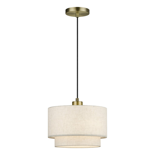 Manorwood One Light Pendant Antique Brass