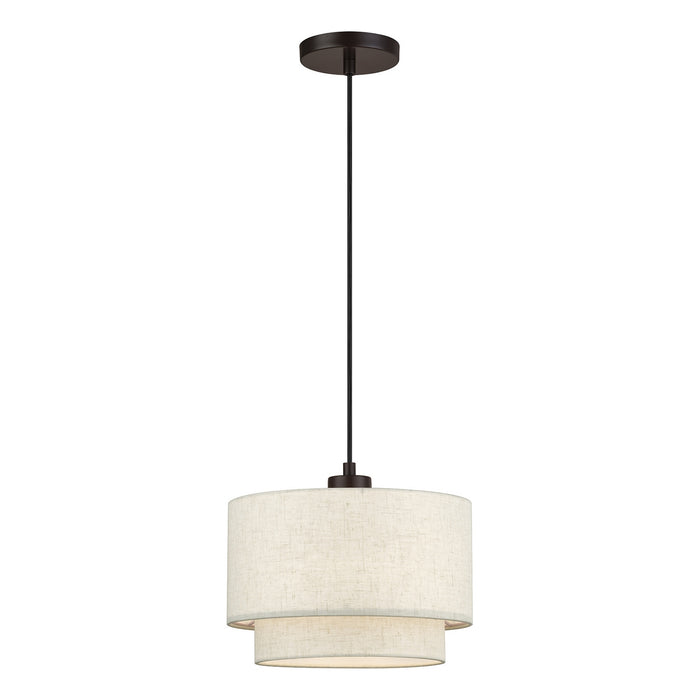 Livex Lighting - 41941-92 - One Light Pendant - Manorwood - English Bronze