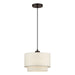 Livex Lighting - 41941-92 - One Light Pendant - Manorwood - English Bronze